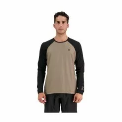 Mons Royale Tarn Merino Shift Wind Jersey -Trek Cykel Butik 100581 1169 Mons Royale Tarn Merino Shift Wind Jersey Walnut 2